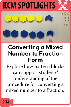 Rational Numbers: Converting a Mixed Number to Fraction Form